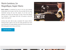 Tablet Screenshot of mario-lemieux.com